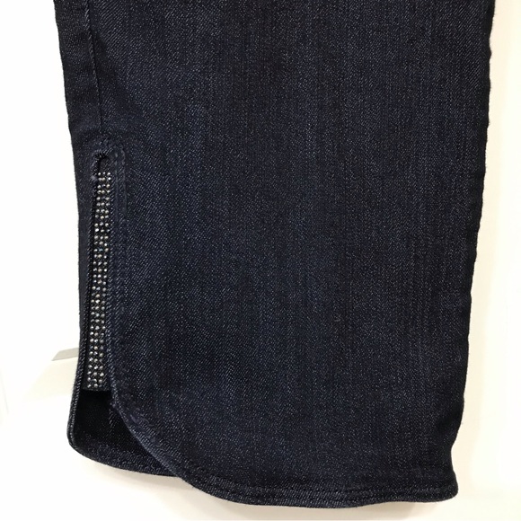 NYDJ Capri Not Your Daughters Jeans Crop Stretch Embellished Casual Women 4 - Picture 3 of 6